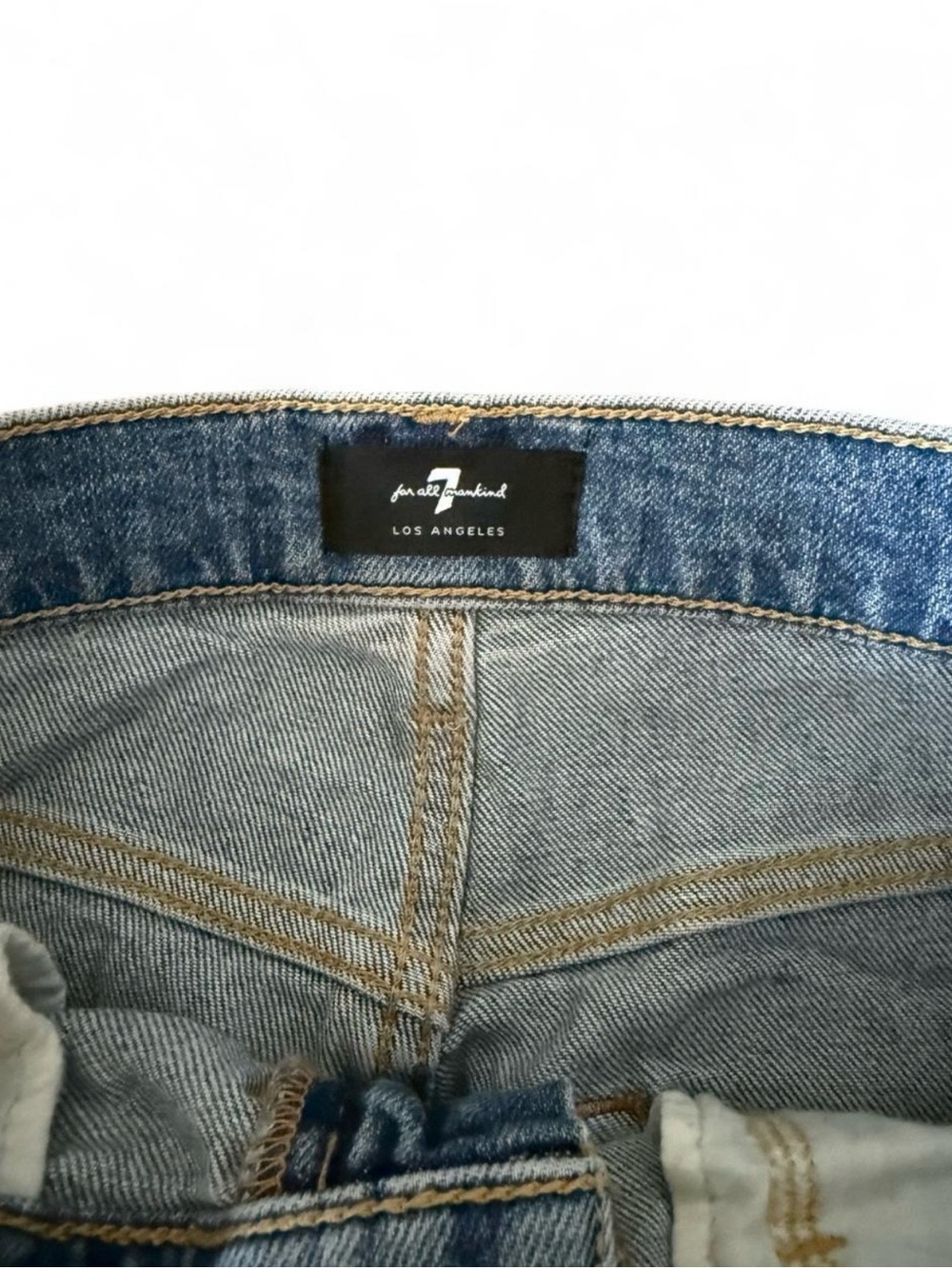 7 For All Mankind Women’s Light Blue Denim Jeans